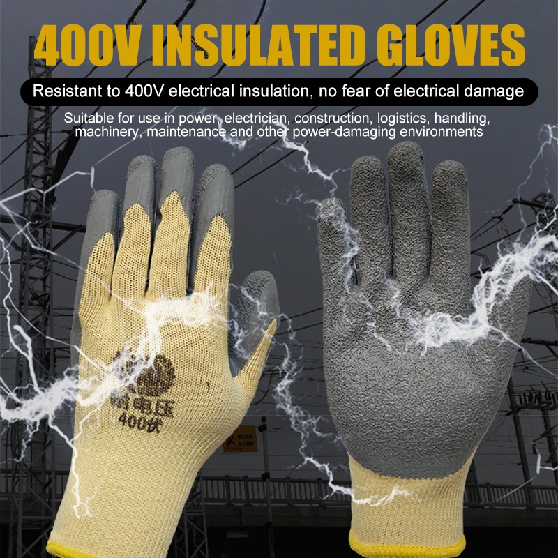 Electric Shock Protection Gloves, Waterproof High Voltage Protection
