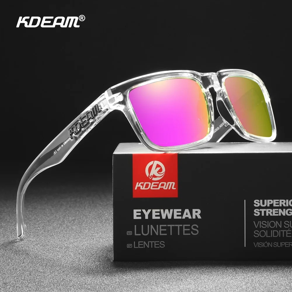 KDEAM New Arrivals Lifestyle Polarized Sunglasses Square Men's Glasses ...