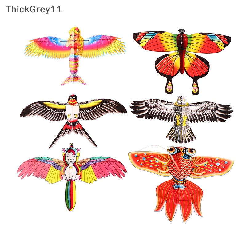 Tk 1 Set Simulated Cartoon Dynamic Parrot Swallows Eagle Kite With