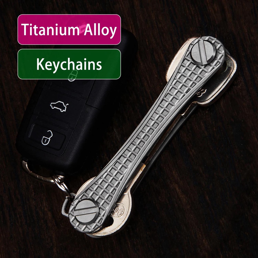 Titanium Keychain Minimalist Pocket Sized Key Holder Key Organizer Outdoor Tool Multifunctional Car Keyring Shopee Philippines