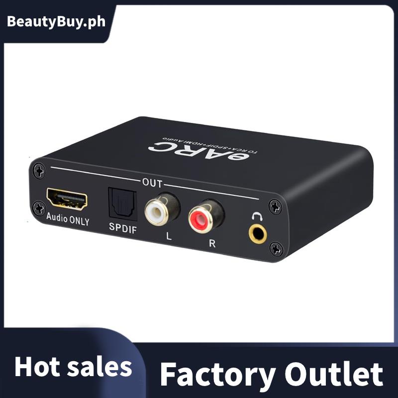 EARC Audio Extractor 192Khz Converter HDMI Aluminum Alloy For DTS Dolby ...