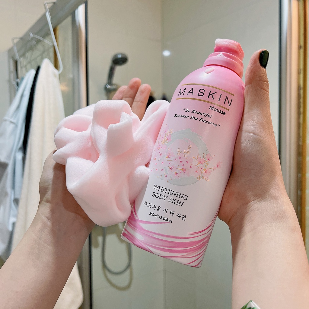 Authentic Mousse MASKIN Shower Gel Whitening Perfume Body Wash MASKIN
