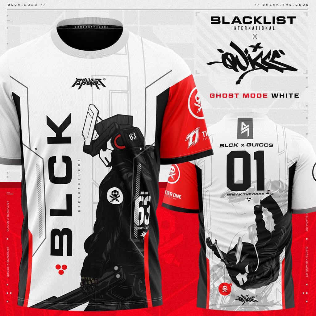 S10 Blacklist International X Ghost Mode White Jersey. 2023 Esports ...