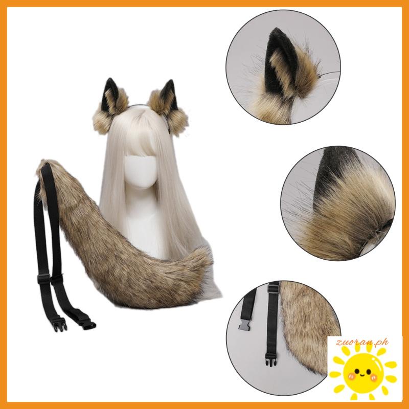 fur headpiece