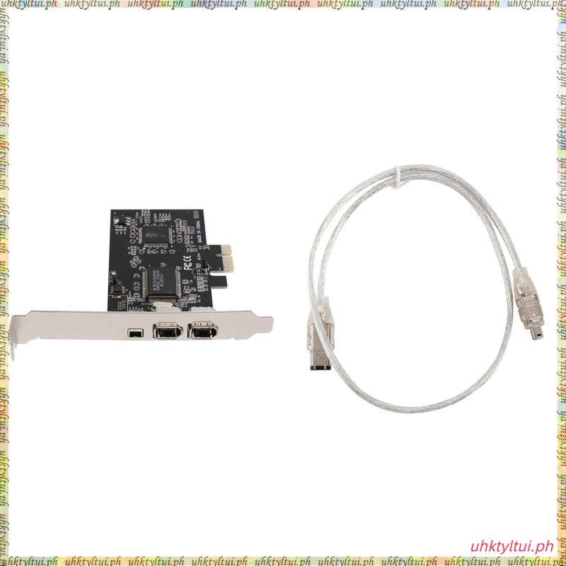 [L U T I] 1394 Firewire Card,PCIe 3 Ports 1394A Firewire Expansion Card ...