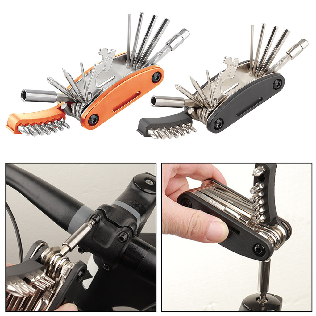LEM- 21-in-1 Bicycle Tool Kit Multitool Foldable Design Emergency ...