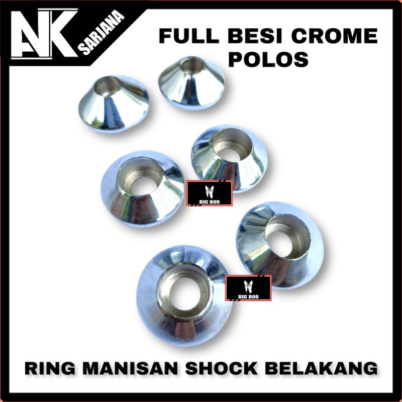 HONDA REAR SKOCK SWEETENER SWEETENERRing POLOS CB FULL CHROME IRONHONDA ...