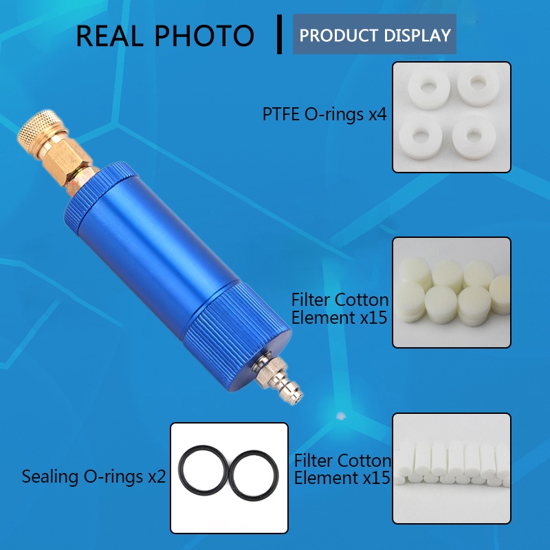 High-Pressure Hand Pump Filter with M10x1 Thread Quick Disconnects PCP ...