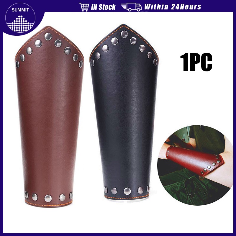 New Medieval Leather Crossstring Armband Arm Guard Knight Bracer