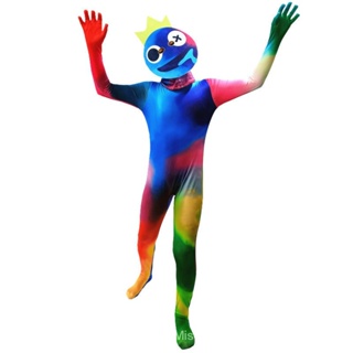 Kids Rainbow Friends Roblox Halloween Costume Jumpsuit Mask Party Facny  Dress Up