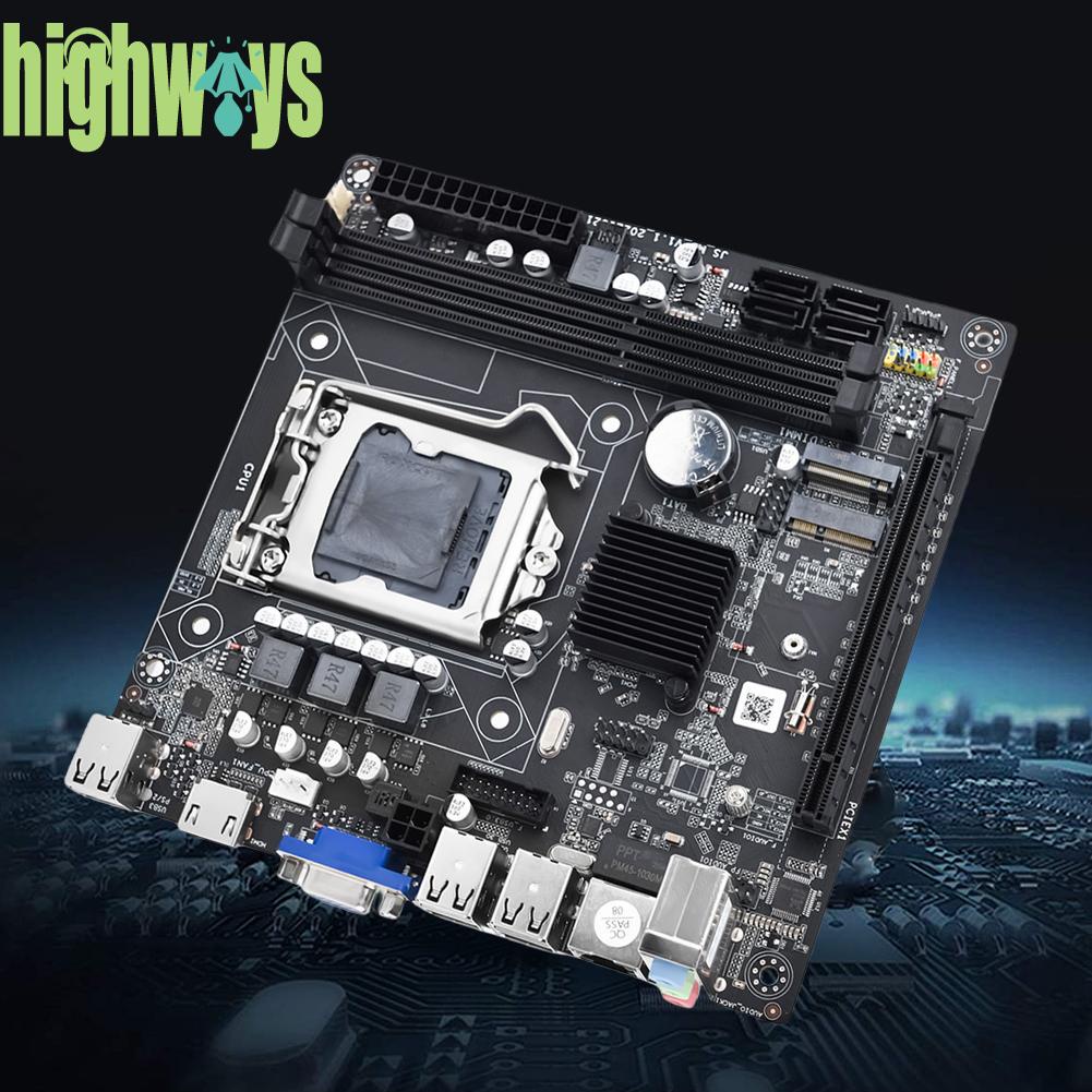 H61S Desktop Motherboard USB 2.0 LGA1155 Gamer PC Mainboard SATA2.0 ...