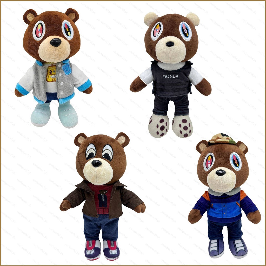 Sta5 30cm Kanye Dropout Bear Plush Dolls Gift For Kids Home Decor Teddy Bear Stuffed Toys For