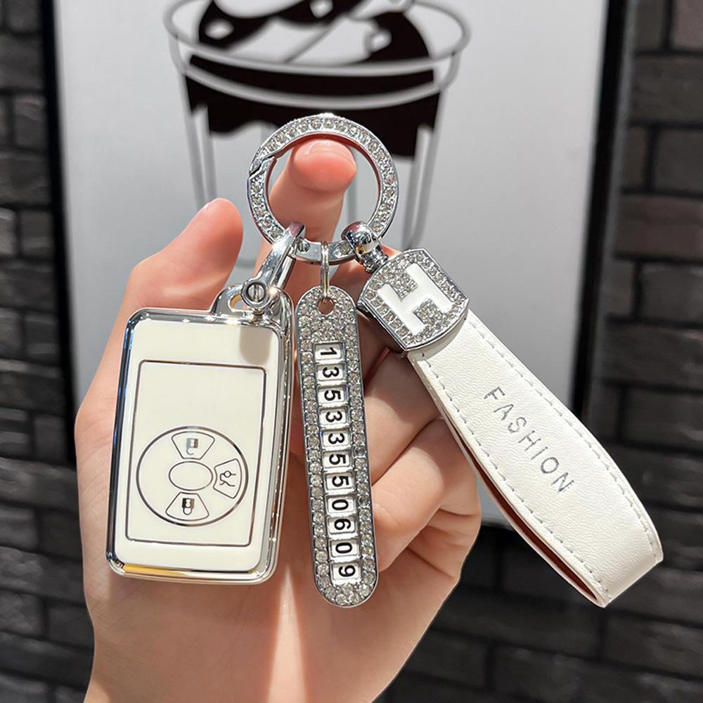 3 Buttons TPU Car Key Cover Case for Toyota Camry Avalon Smart Remote