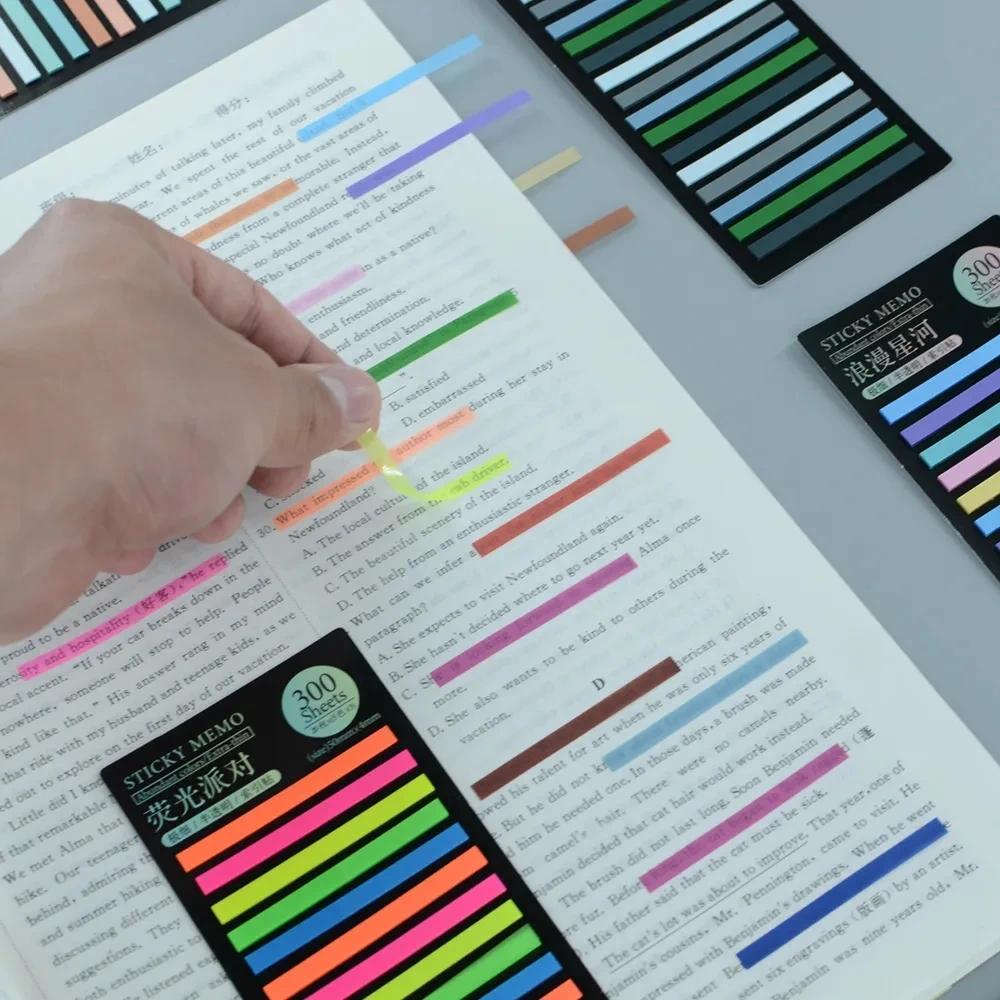 300 Sheets Posted It Transparentes Sticky Notes Self-Adhesive ...