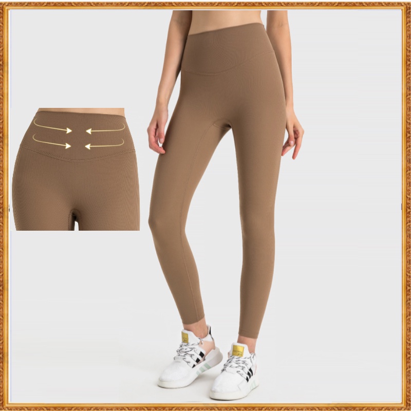 Lululemons New Style Threaded Yoga AnkleLength Pants Sports Leggings