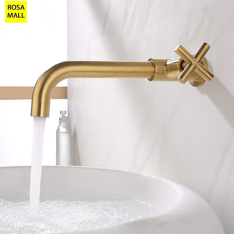 Matt Black Brass Faucet Wall Mount Pool Tap Washbasin Taps Garden ...