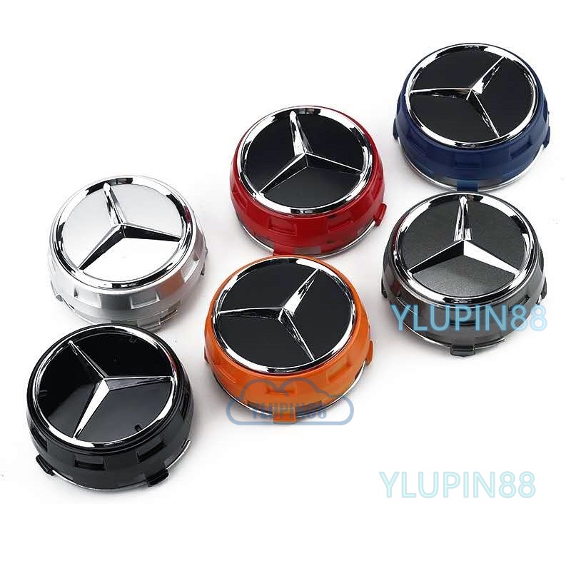 4pcs Car Wheel Center Hub Caps Cover 75mm Auto Wheel Rim HubCap Case ...