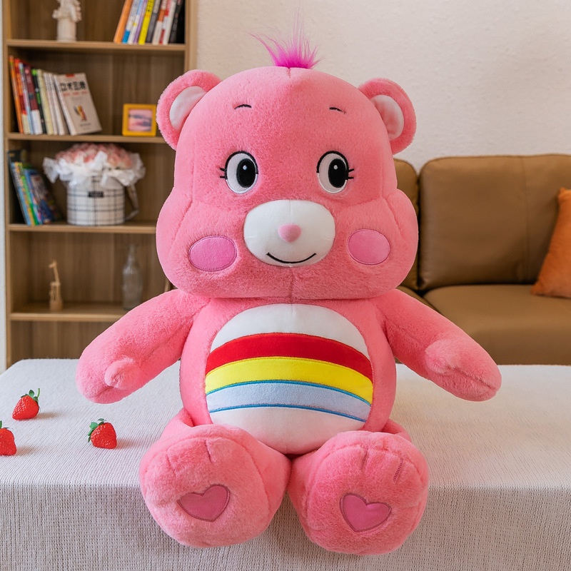 Teddy Bear Cute Doll 28/38/70cm Colorful Bear Soft care Bear Rainbow doll  gift