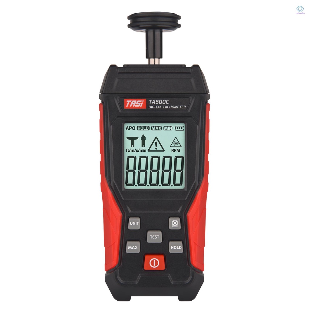 TASI Tachometer Contact & Noncontact Digital Tachometer Laser Photo Tachometer 3～100000RPM High