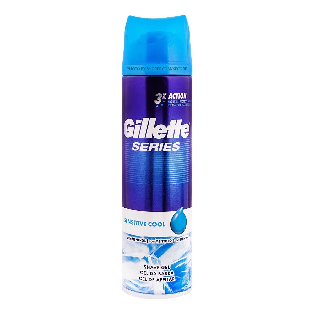 Gillette Series Sensitive Cool With Menthol Shave Gel 200mL Shopee Philippines