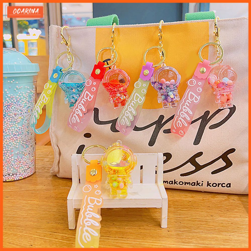 Sugar Bean Astronaut Oil Floating Bottle School Bag Pendant Cartoon