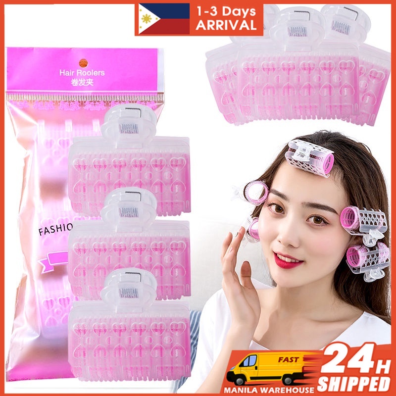 3PCS SelfAdhesive Hair Rollers Curlers / Transparent Bangs Curler