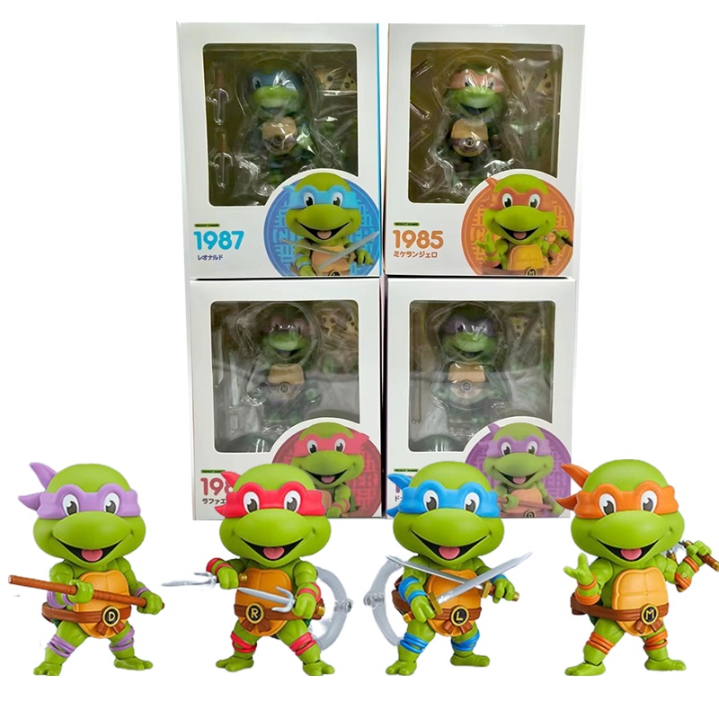 Nendoroid Teenage Mutant Ninja Turtles Leonardo Donatello Raphael Michelangelo Action Figure 6199