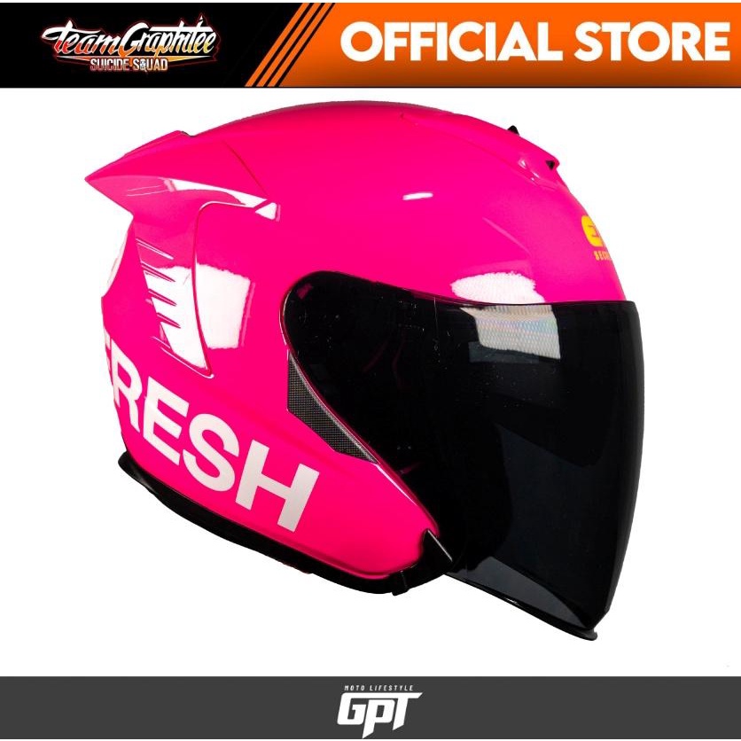 EVO HELMET X SECRET FRESH RX5 PINK W/ free clear lens | Shopee Philippines