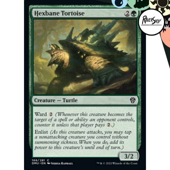 Magic The Gathering Card : Hexbane Tortoise | Shopee Philippines
