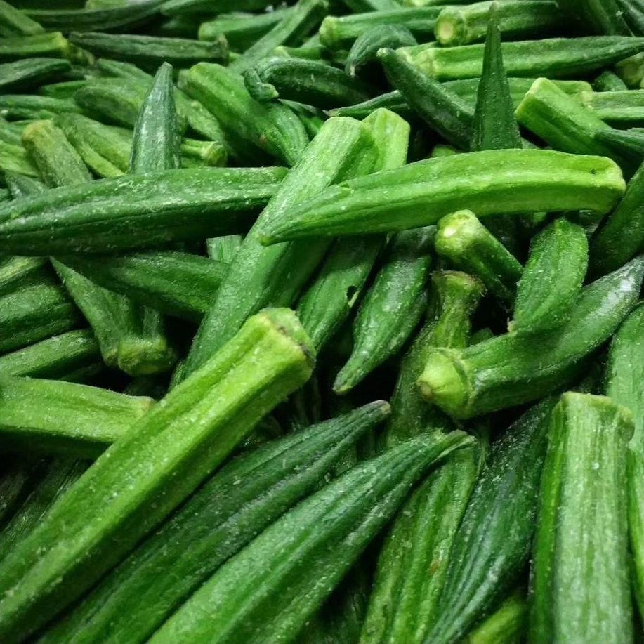 Okra dried okra crispy fruits and vegetables crispy instant bagged bulk