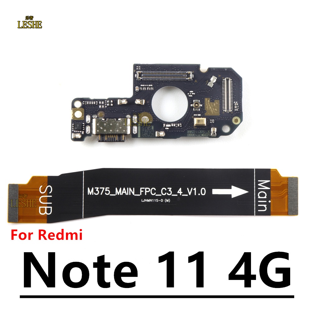 USB Charging Port Board Flex For Xiaomi Redmi Note 11 4G Main ...