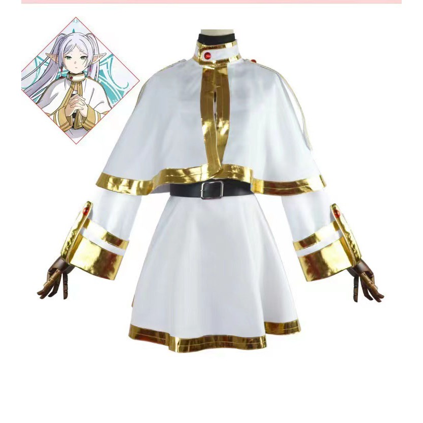 Frieren at the Funeral cosplay costume Frieren cosplay Set and wig ...