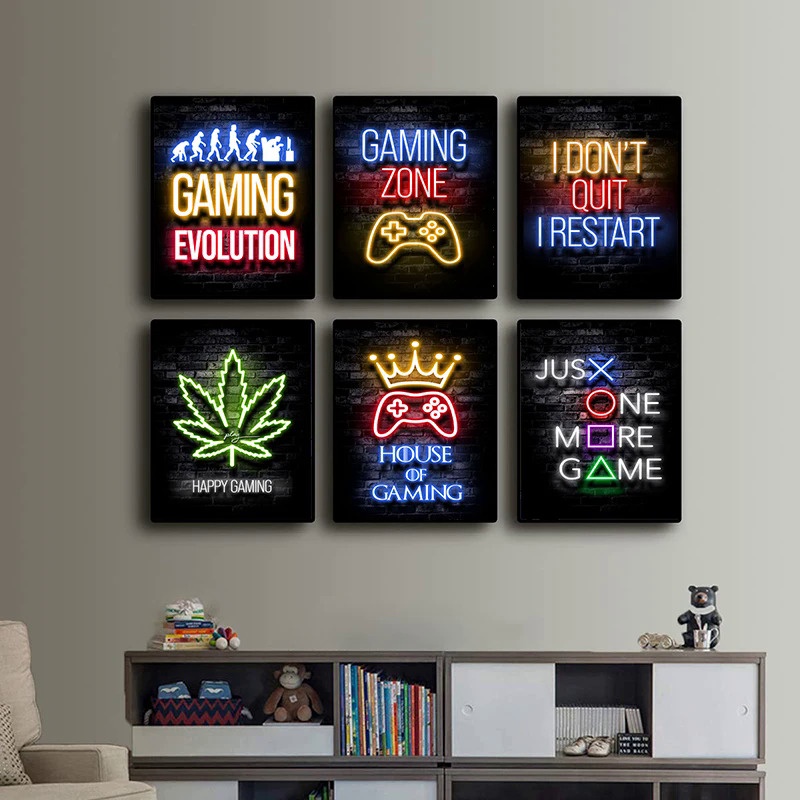  Vinyl Wall Decal Game Room Playroom Slot Machine Gamer