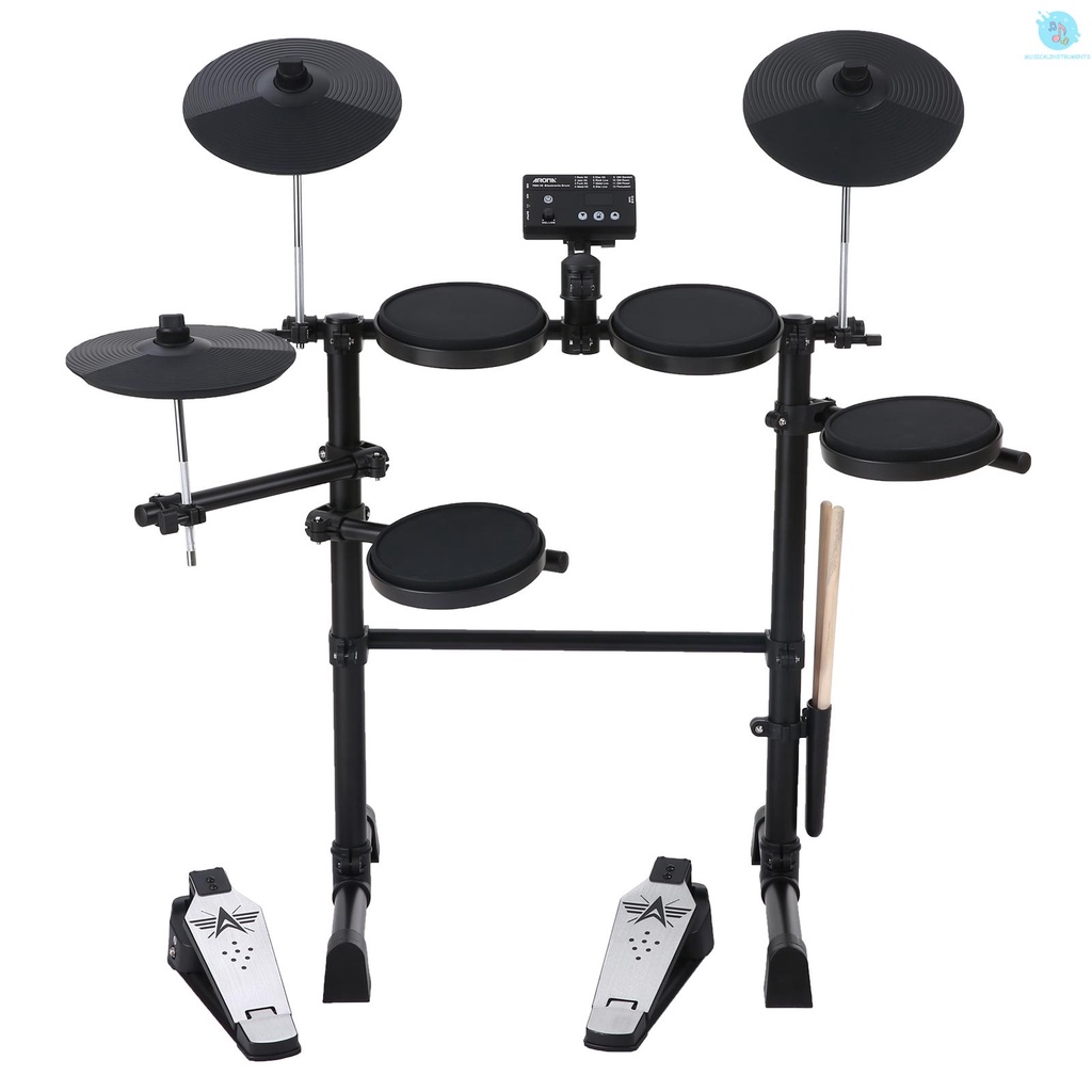 MUP Electric Drum Set 8 Piece Electronic Drum Kit for Adult Beginner with 144 Sounds Hi Hat Pedals and USB MIDI Connection Holiday Birthday Gifts Shopee Philippines