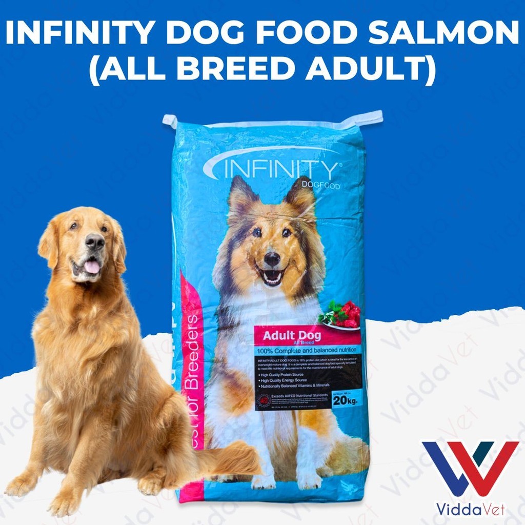 Pagkain ng alagang aso Salmon Flavor Infinity Adult Dog food 20kg for ...