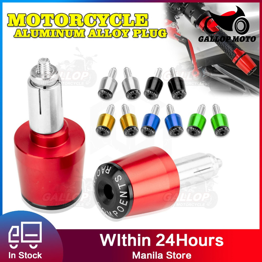 BAR END PAIR FULL CNC Aluminium Alloy UNIVERSAL FOR Handle Grip Plugs ...