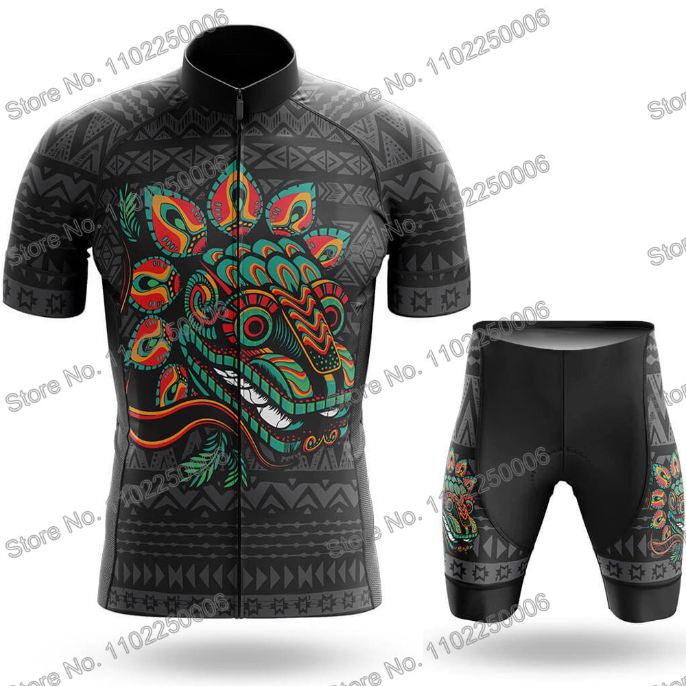 2023 Mexican Quetzalcoatl Cycling Clothing Summer Jersey Set Men Road Bike Shirts Suit Short Sleeves Bicycle Bib Shorts Shopee Philippines