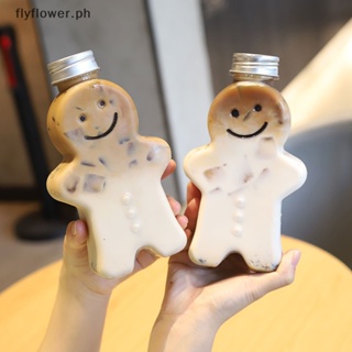 Gingerbread Man Water Bottle 500ml Cute Cartoon Safe Drinking Cup