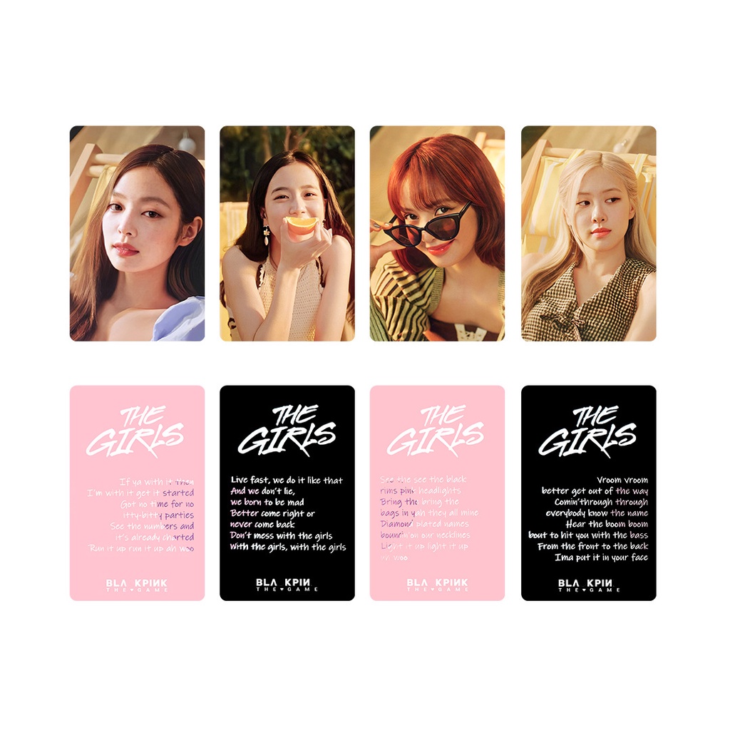 Kpop Idol BLACKPINK THE GIRLS OST Tape Version Photocard Shopee Philippines