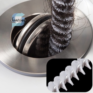 Pipe Dredging Brush Bathroom Hair Sewer Sink Cleaning Brush Drain Cleaner  Clog Plug Hole Remover Sewer