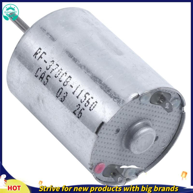 【quwujhff】DC 9V 6760RPM Rotary Speed 2 Pin 2P Terminals Electric Mini ...