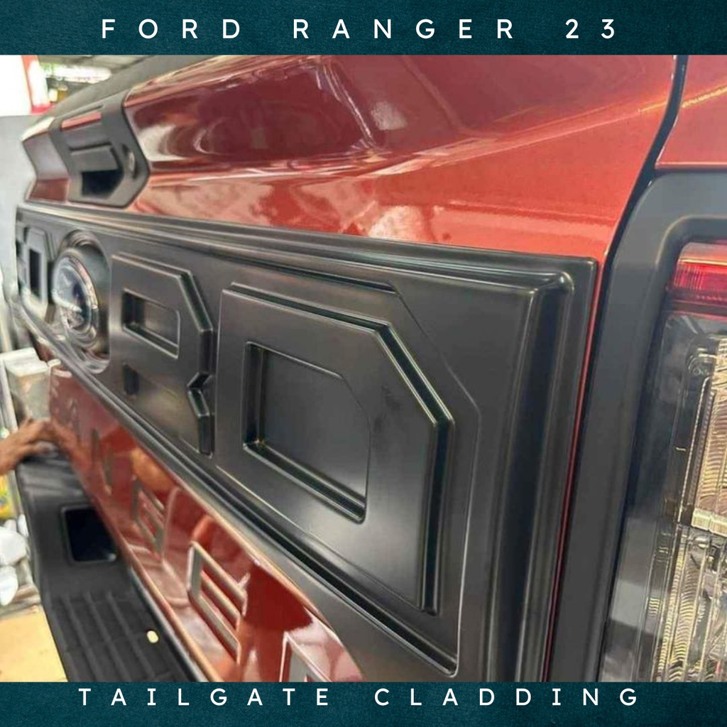 FORD RANGER 2022 -2023 NEXT GEN tail gate cladding | Shopee Philippines