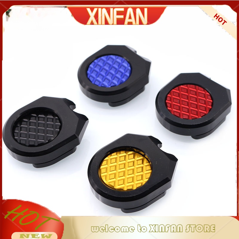 XINFAN Motorcycle Side Foot Kick Stand Skid Plate Enlarge Kickstand Pad ...