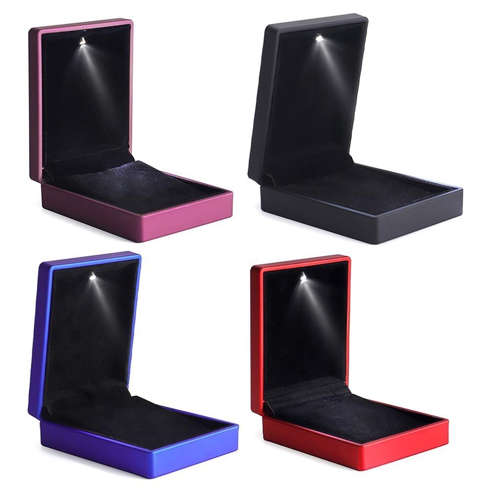 FANSIN Led Necklace Pendant Box, Invisible Lotus Leaf Style Rings ...