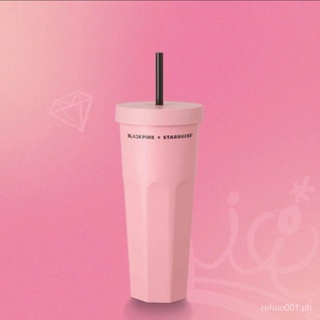 Starbucks Limited Edition SS Stanley Gradient Pink Tumbler 591ml Straw Cup