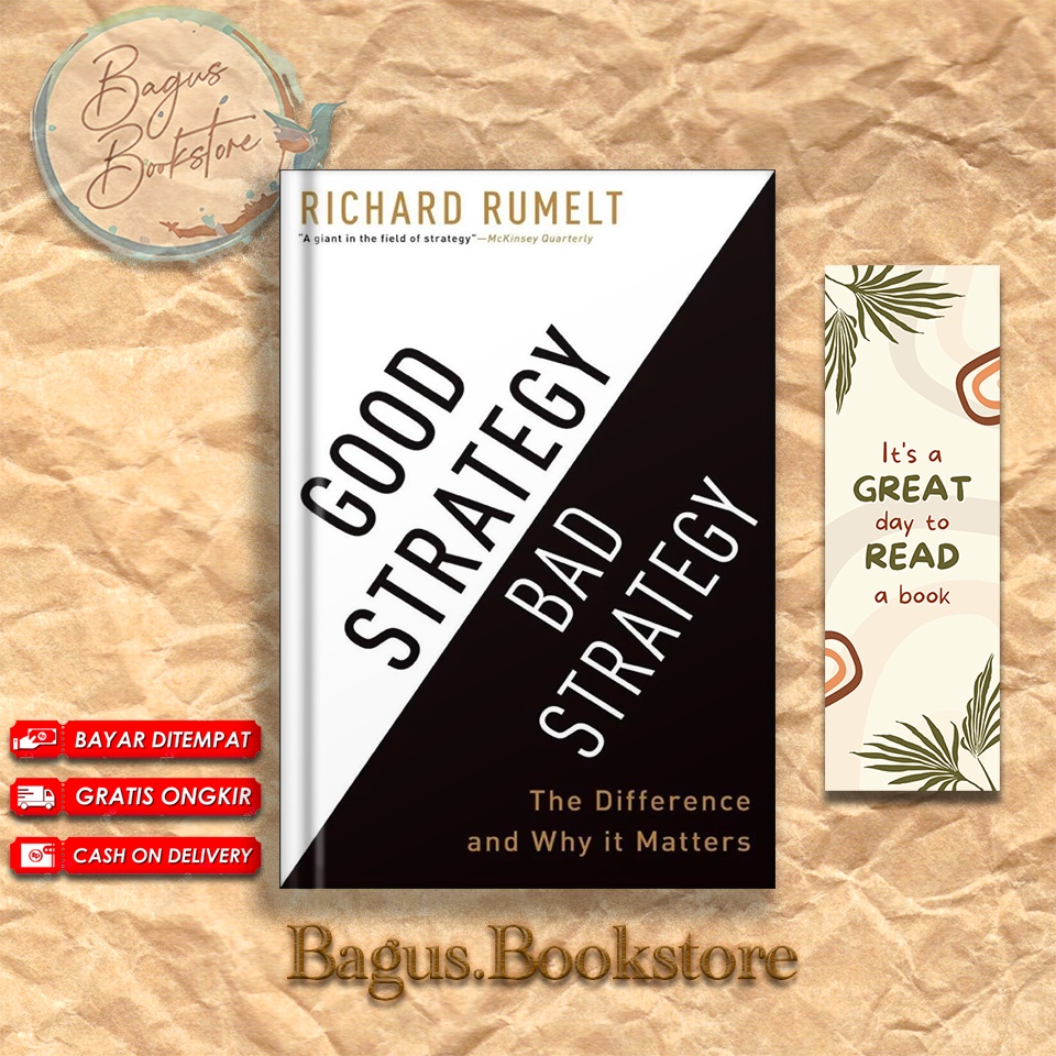 Good Strategy Bad Strategy - Richard Rumelt (english) - Bagus.bookstore 