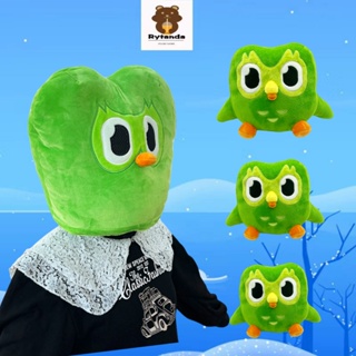 30cm Duolingo Plushie Duo 10 Year Anniversary Green Owl Gift For Ki