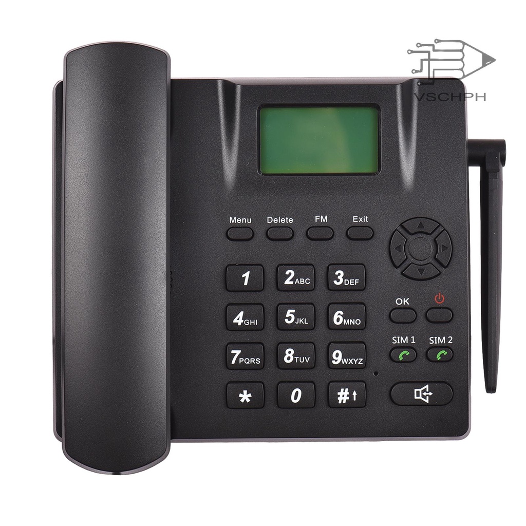 Bisofice Landline Radio Antenna SIM Wireless Desktop Funtion 2 G