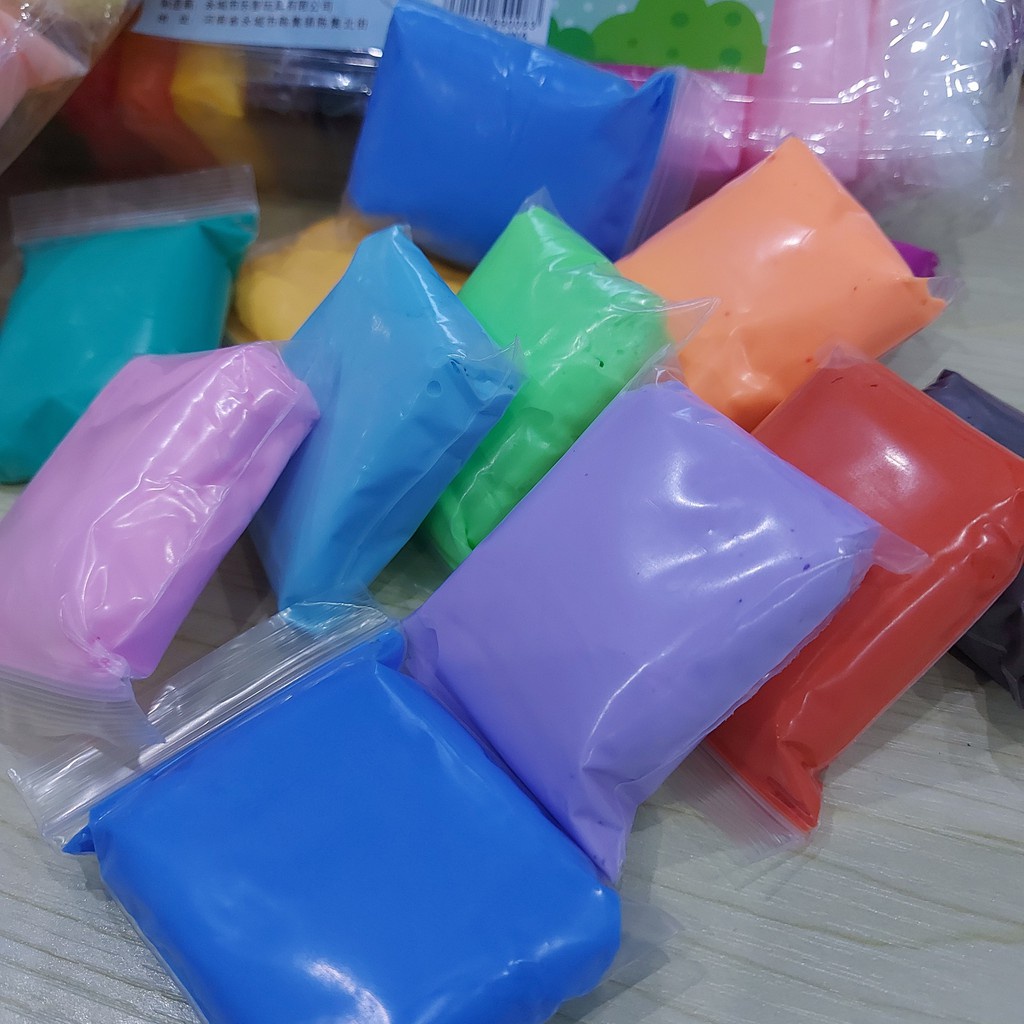 Squash Clay Fluffy Clay Foam Clay Air Dry36 colors plus Tools Shopee