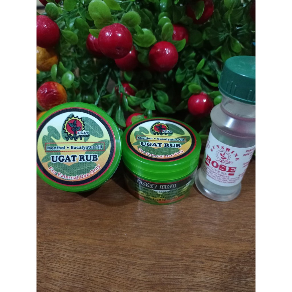 UGAT RUB (2 pcs) Menthol & Eucalyptus + FREE EL SHADDAI OIL | Shopee ...